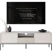 Lookway TV-Schrank MIDNIGHT mit Schubladen auf Gestell Breite 154,5 cm