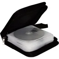 Mediarange CD-Hülle MediaRange CD Tasche 24 CDs/DVDs/Blu-rays Nylon Schwarz 1 St. (B x H