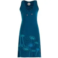 Vishes Tunikakleid Armloses Damen Longshirt-Kleid Mini-Kleid Tunika-Kleid T-Shirtkleid Boho, Goa, Hippie Style