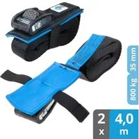 valonic Spanngurt Spanngurte Klemmschloss HD SG-002 ORCA Vater (2er Set, 2 Stück Klemmschlussgurt) Spanngurt für SUP Board oder Kajak