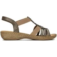 Rieker Rieker Damen-Sandalen Grau 65861-45 Sandale