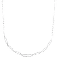 TOM TAILOR Collier Schmuck Geschenk Silber 925, mit Zirkonia (synth)