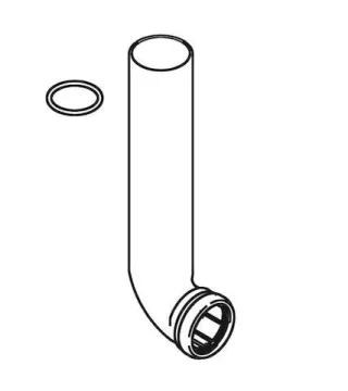 Schell Spülrohr mit O-Ring für MONTUS Spülkasten 12cm, 292320099 292320099
