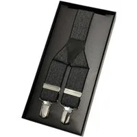 LLOYD Men’s Belts Hosenträger LLOYD (Schachtelpack, 1-St., mit Sichtfenster) silberfarbene Metall-Clips