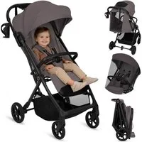 lionelo Kinder-Buggy TANSI, (Set), GravelTech-Räder/Auto-Folding/92 cm Liege/inGrip/einhändig
