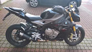 Sport Auspuff Bodis GPC-R Edelstahl Black 200mm BMW S 1000 R K47 Bj.2014-2016