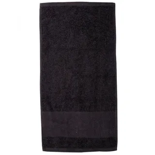 Towel City - Golf-Handtuch (Schwarz)