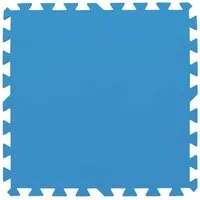 Bestway Pool-Bodenschutzfliese Flowclear Pool-Bodenschutzfliesen-Set, 8 Stück á 50 x 50 cm, blau, Schützt Poolboden, einfache Verlegung