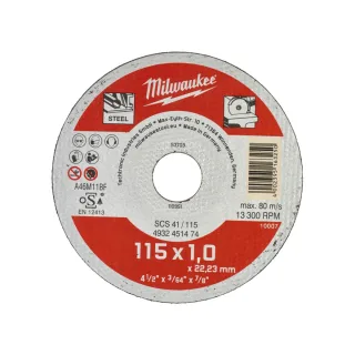 Milwaukee - Display Metalltrennscheibe 115x1mm Contractor - 200 Stück - 4932451475