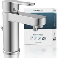 Schütte Waschtischarmatur ELEPHANT inkl. Exzenter, Marken-Mischdüse, leichte Montage