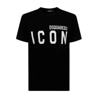 DSquared2 - "Cool" T-Shirt für Herren/Damen Unisex, Logo (Schwarz/Weiß)