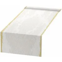 Duni Tischläufer 1 Dunicel® Tete-á-Tete, Royal weiß, 0,4 m x 24m, 183400