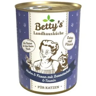 Betty's Landhausküche Huhn & Fasan mit Borretschöl 6x800 g