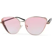 styleBREAKER Sonnenbrille Cateye Sonnenbrille mit Glitzer Side Shield (1-St)