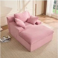 LITBIRD Chaiselongue 160 cm Loungesofa, Boneless Bodensofa & Schlafsofa mit Schlaffunktion, 1 Teile, Platzsparendes Cloud Sofa mit Armlehnen für Wohnzimmer