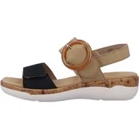 Remonte Keilsandalette Sommerschuh, Riemchensandale, praktische Klettverschlüsse