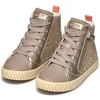 Geox J MIRROLESS GIRL Sneaker Schnürboots mit Warmfutter, Größenschablone zum Download
