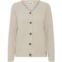 OXMO Cardigan OXHelga Damen Feinstrick Cardigan/Strickjacke