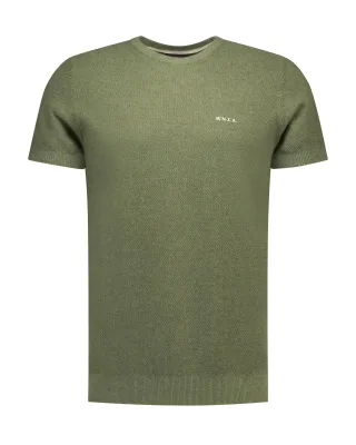 nza new zealand auckland - Shirts Männlich scouting green melange - Gr. - M