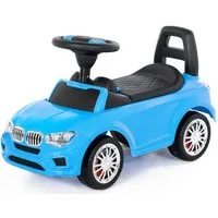 Polesie Rutscherauto Rutscherfahrzeug blau Super Car Nr.5 mit Sound