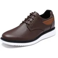 Allthemen Schnürschuh Schnürschuhe Herren Rundkappe Business Halbschuhe aus Leder
