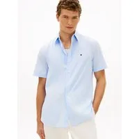 Tommy Hilfiger Kurzarmhemd FLEX POPLIN Regular fit mit Button-Down-Kragen