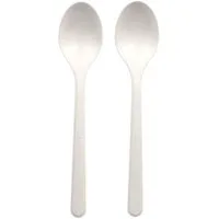 PAPSTAR GmbH Hängedekoration Mehrweg Löffel 18,5cm, 50 Stk. - Weiß