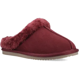 Hush Puppies Amara Wildleder Damen Bordeaux Hausschuhe