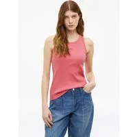 s.Oliver Muscleshirt T-Shirt Geripptes Top im Slim Fit mit Stickerei