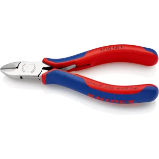 KNIPEX Hartmetall-Elektronik-Seitenschneider - 7702135H