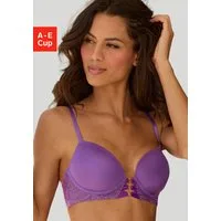 LASCANA Push-up-BH Eleonora mit feiner Schnürung in Satin-Optik, sexy Dessous, Amira-Kollektion