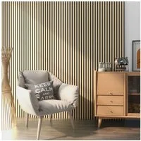 neu.holz 3D Wandpaneel, (Set, 16-tlg) »Vang« Akustik Wandpaneel Eiche 11,52m²