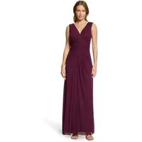 Vera Mont Abendkleid Damen mit V-Ausschnitt Falten