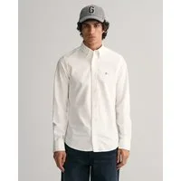 Gant Langarmhemd Slim Fit Oxford Hemd strukturiert langlebig dicker Oxford Hemd Slim Fit