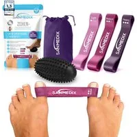 Sanmedix Zehenspreizer Hallux Valgus Korrektur Trainingsband für den Zeh, für Damen & Herren zur Schmerzlinderung von Ballenzehen