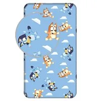 Bluey Bettlaken Spannbettlaken 90 × 200 cm aus Baumwolle mit Gummizug, Baumwolle