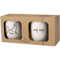 Villeroy & Boch Becher Statement Dog Henkelbecher 0,29l Set 2tlg, Premium Porcelain