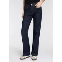 MAC 5-Pocket-Jeans WIDE star mit Aufdruck "Star" auf der Gesäßtasche, weites Bein