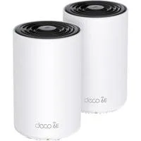 Deco XE75 2er-Pack, Mesh Router weiß, 2 Geräte, Tri-Band