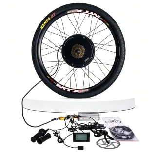 [EU Direct] CSC MTX 48V 1000W Rear Wheel Direct-Drive Ebike Conversion Kit, Up to 55km/h Speed Power Hub Motor with KEND