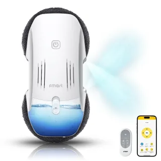 [EU Direct] Fmart T10 Pro Robot Window Cleaner, 3800Pa Strong Suction, Dry & Wet Cleaning, 120ml Water Tank ,Dual Auto S