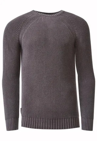 Verwaschener Strick Pullover im Vintage Look