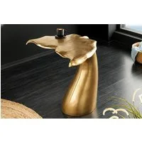 riess-ambiente Beistelltisch WILDLIFE 60cm gold - Metall, handgefertigt, Walflosse, Meer, Deko (Einzelartikel, 1-St), Couchtisch in maritimen Design - ideal für Wohn- & Schlafzimmer