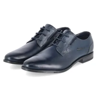 Bugatti Halbschuhe - Gr. 40 - Blau - Glattleder