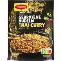 MAGGI Fertiggericht, Maggi gebratene Nudeln Thai Curry