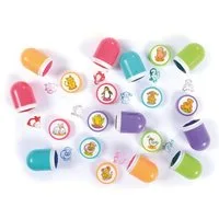 EDUPLAY Stempel Tierstempel, Kunststoff Ø 2,9 x 4,5 cm