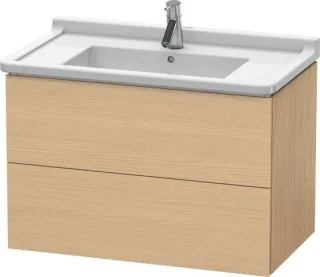 Duravit L-Cube Waschtischunterbau wandhängend Natur Eiche Matt 820x469x558 mm - LC626503030 LC626503030
