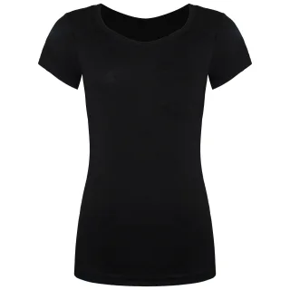 Vans von der Wand rund Hals schwarzer Kurzarm Damen Slinger T-Shirt Vvzqblk