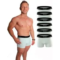 Benonetti Boxershorts 3er & 6er Pack aus Baumwolle mit hoher Tragekomfort (Packung, 6-St., Packung, 6er-Pack) Mit Komfortbund und Logo, ohne kratzenden Zettel