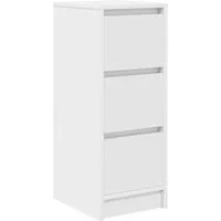 vidaXL Sideboard Sideboard Weiß 29,5x34x76 cm Holzwerkstoff (1 St)